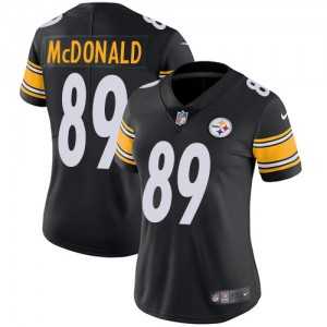 Women%27s Nike Pittsburgh Steelers #89 Vance McDonald Black Team Color Vapor Untouchable Limited Player NFL Jersey Dzhi->women nfl jersey->Women Jersey